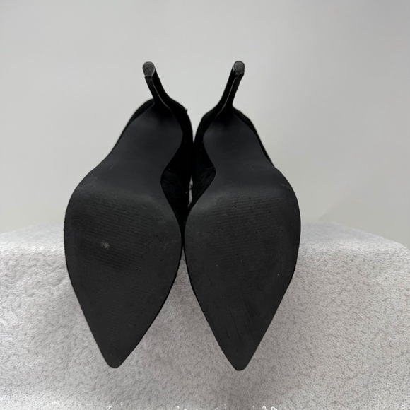 Steve Madden women’s Wagu black suede Boots/ Booties / Ankle Boots size 7.5 - Picture 12 of 15